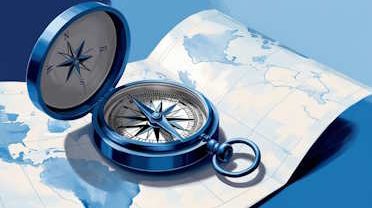 Rettungsring mit blauer Schutzschild-Emblem.